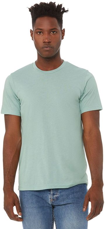 Bella + Canvas Adult Unisex 3.8 oz 50/25/25 polyester/Airlume combed and ring-spun cotton/rayon Triblend Short Sleeve T-Shirt